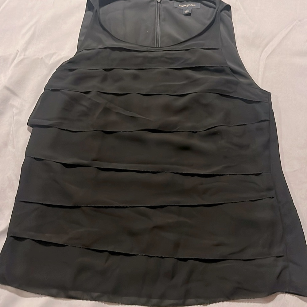Banana Republic Black Sleeveless Top Size 8